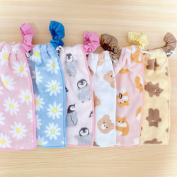 女の子　おりこうエプロン　お食事タオル　お食事エプロン　タオルエプロン　おりこうタオル　入園準備　保育園エプロン 1枚目の画像