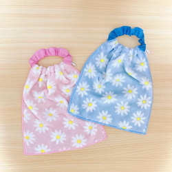 女の子　おりこうエプロン　お食事タオル　お食事エプロン　タオルエプロン　おりこうタオル　入園準備　保育園エプロン 4枚目の画像