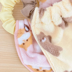 女の子　おりこうエプロン　お食事タオル　お食事エプロン　タオルエプロン　おりこうタオル　入園準備　保育園エプロン 3枚目の画像