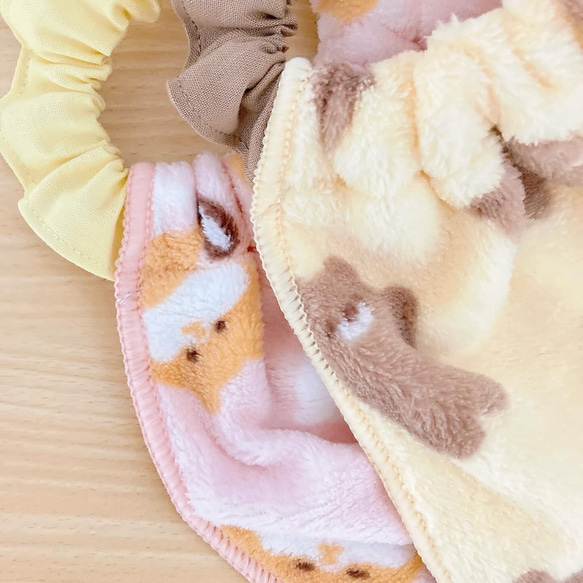 女の子　おりこうエプロン　お食事タオル　お食事エプロン　タオルエプロン　おりこうタオル　入園準備　保育園エプロン 3枚目の画像