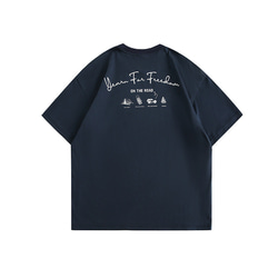 春夏新作 カジュアル Tシャツ メンズ 無地 男 カジュアル アルファベット半袖トップス コットン おしゃれ 3枚目の画像