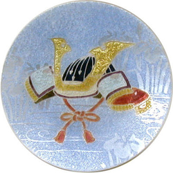 七宝焼｜飾皿｜銀彩兜飾皿 その他インテリア雑貨 安藤七宝店 通販