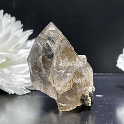 ガネーシュヒマール/ラパ産　水晶　原石　カルサイト共生　ポイント　51ｍｍ　天然石インテリア・天然石置物　送料無料 2枚目の画像