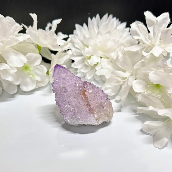 ①原石 クラスター カクタスアメジスト カクタス水晶 カクタスクォーツ