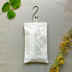 no.95 ボックスティッシュケース/つり下げタイプ/ウィリアムモリス/いちご泥棒/ブラック/黒/ギフト/鳥 10枚目の画像