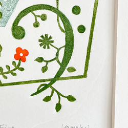 木版画「Take Five」/ 額無し / A4 / アート / インテリア 3枚目の画像