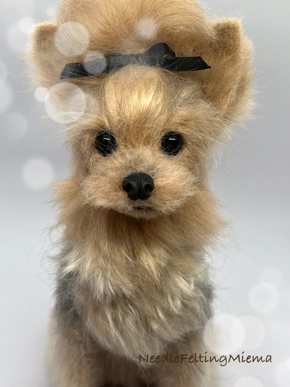 羊毛フェルトで作る愛犬さんオーダーメイド　大きなサイズ 1枚目の画像