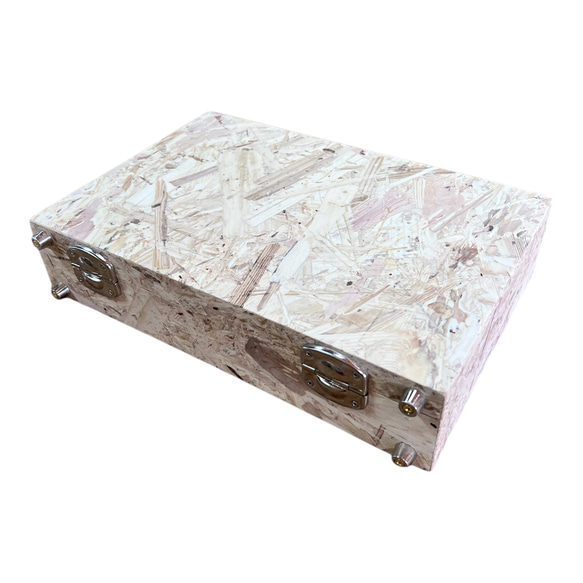 木のカバン　ブリーフケース　アタッシュケース　トランクケース　ビジネスバッグ　OSB合板サンダー仕上げ　ストーリア 厚み6