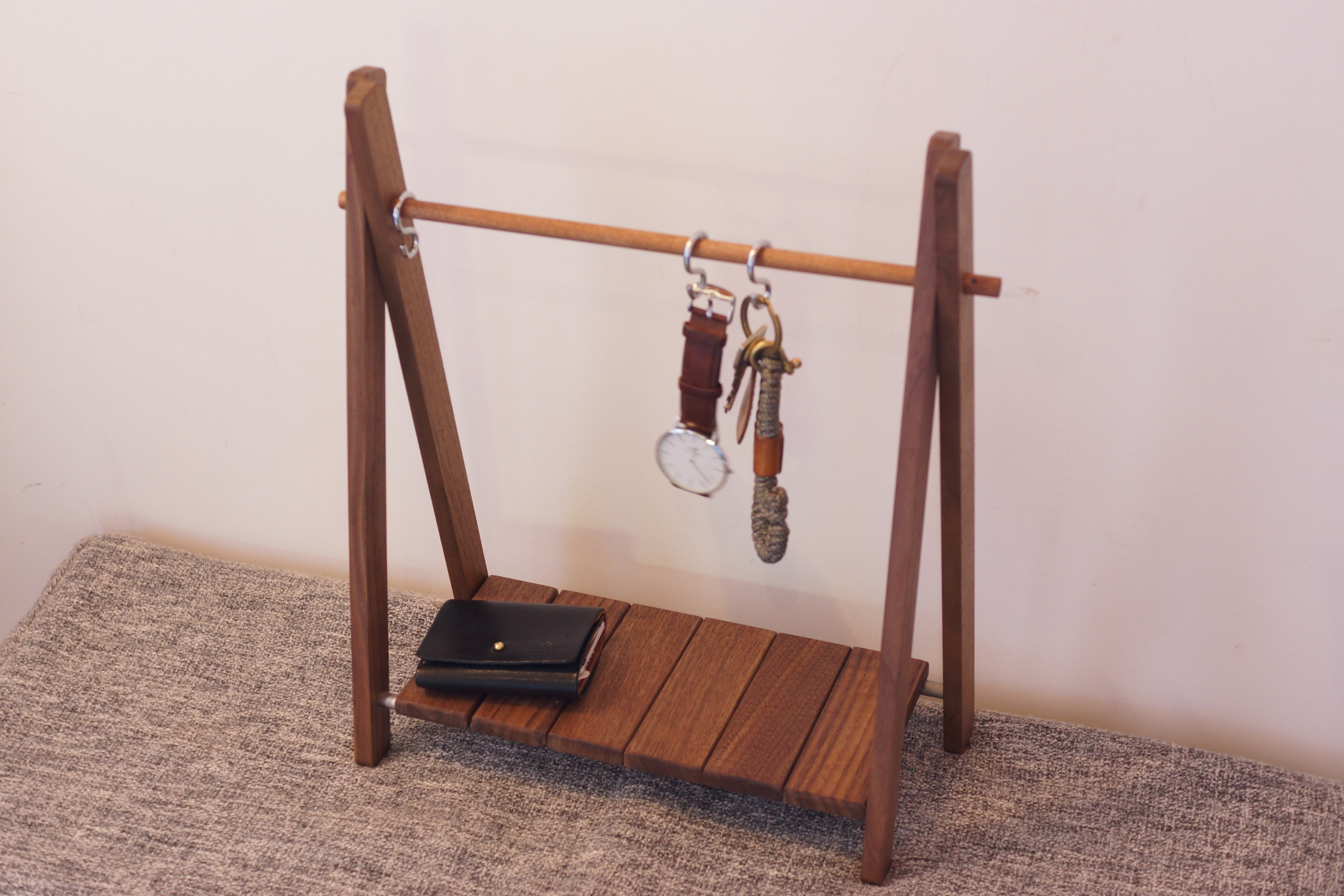 エントランスラック（ウォールナット）