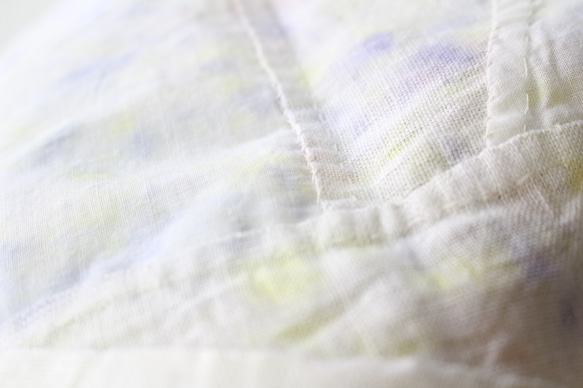 「花びら」手縫いポジャギ 永遠の布 34×43cm 3枚目の画像