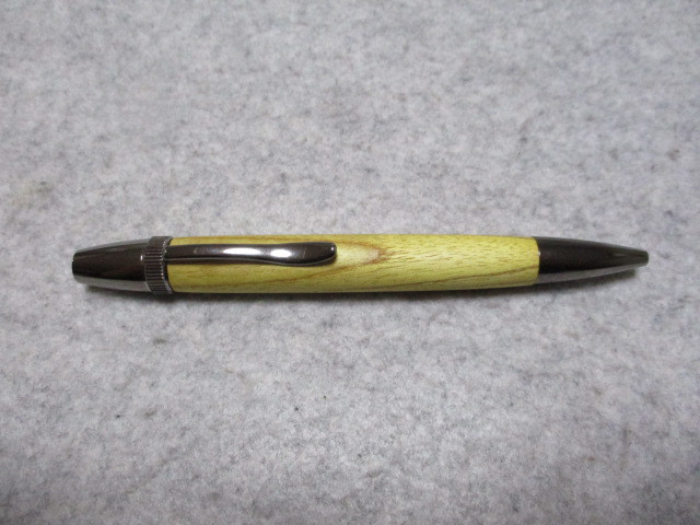 漆(うるし)　オイル仕上げ　回転式ロングパトリオットボールペン