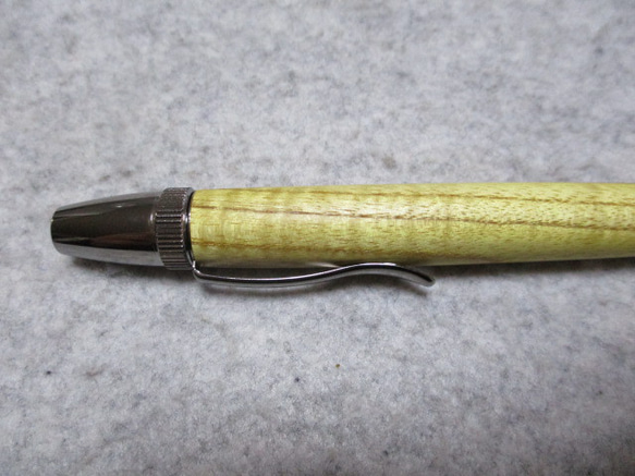 漆(うるし)　オイル仕上げ　回転式ロングパトリオットボールペン　　　 6枚目の画像