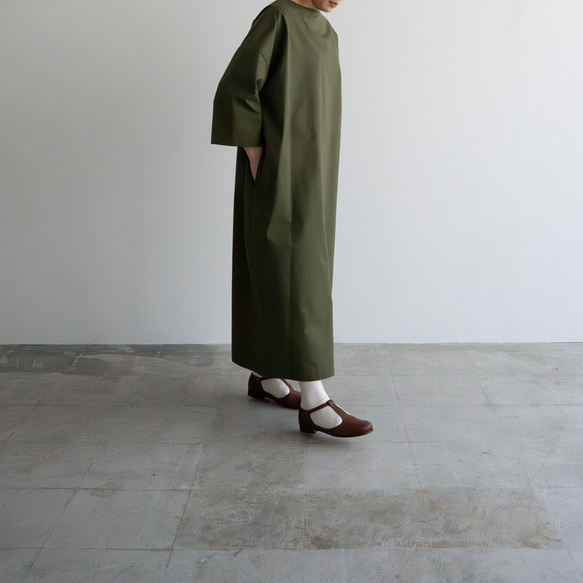 circle cotton dress/olive branch 5枚目の画像