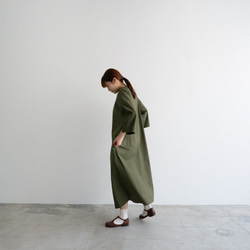 circle cotton dress/olive branch 1枚目の画像