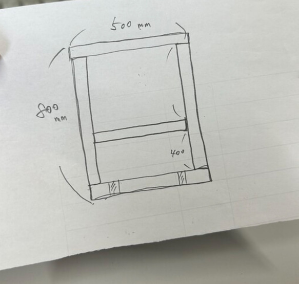 オーダー制作 DIY用 鉄脚 シェルフ アイアンレッグ TVボード 什器 3枚目の画像