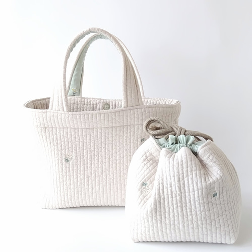 4月30日まで母の日早割価格 限定商品 ミニトートバッグと巾着ポーチ