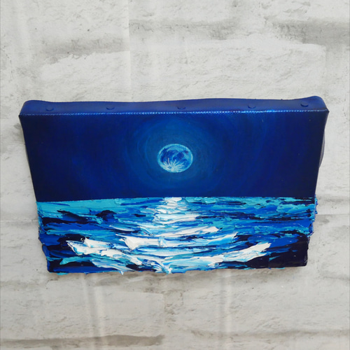 油絵 油彩 油彩画 絵 絵画【ブルームーン】SM号 絵画 HR 通販