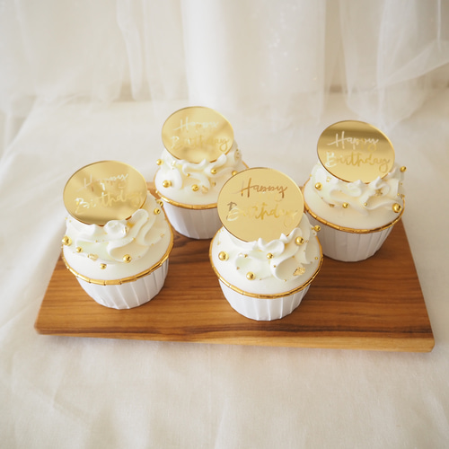 SALE】クレイケーキ3点セット(White&Gold)無料キャンドル SALE】クレイケーキ3点セット(White&Gold)無料キャンドル