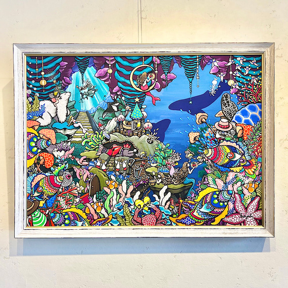 手書き油絵 海と海鳥 額付 絵画 インテリア Amazon.co.jp: 絵画 インテリア 海「輝きの朝」 額入り 風景画