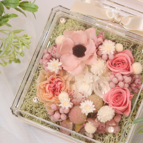 2024母の日】香水瓶型プリザ（プリザーブドフラワー） プリザーブド