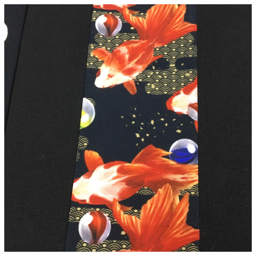 美品　創作　名古屋帯　付け帯　二部式　着物　金魚　個性的 美品 創作 名古屋帯 付け帯 二部式 着物 金魚 個性的 - メルカリ