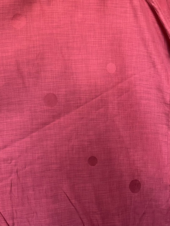 【着物リメイク】好奇心をそそる ハイセンスなワンピース 赤 