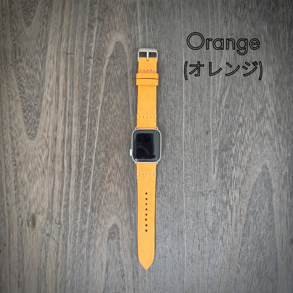 Apple Watch　プエブロ　レザーバンド　イタリアンレザー　送料無料 4枚目の画像