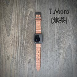 Apple Watch　プエブロ　レザーバンド　イタリアンレザー　送料無料 3枚目の画像