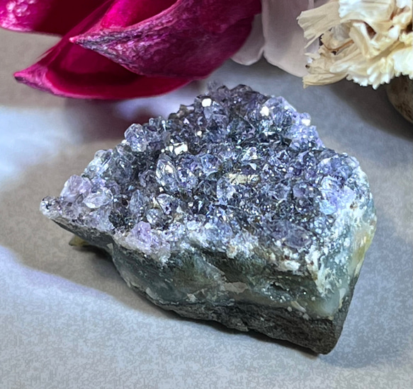 ギャラクシー☪︎⋆˚ ブラックアメジスト クラスター 原石 ラフストーン