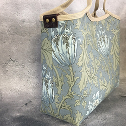 ◆2色から選べるアネモネ柄◆容量たっぷり大きめトートバッグ◆モリス◆OP有り 8枚目の画像