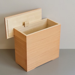 桐箱屋が作る　桐の米びつ(5㎏)　お米を長く美味しく味わいたい方へ　保管方法を変えてみませんか？ 5枚目の画像