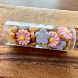 小さなお花クッキーMIX（円筒クッキーシリーズ） 2枚目の画像