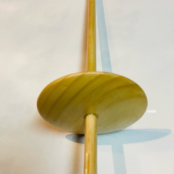 大きな糸紡ぎスピンドル　ナチュラルカラー 2枚目の画像