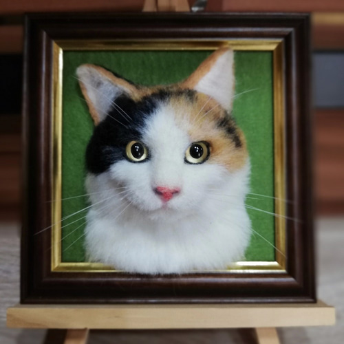 愛猫オーダー 猫 猫オーダー 羊毛フェルト 羊毛フェルト猫