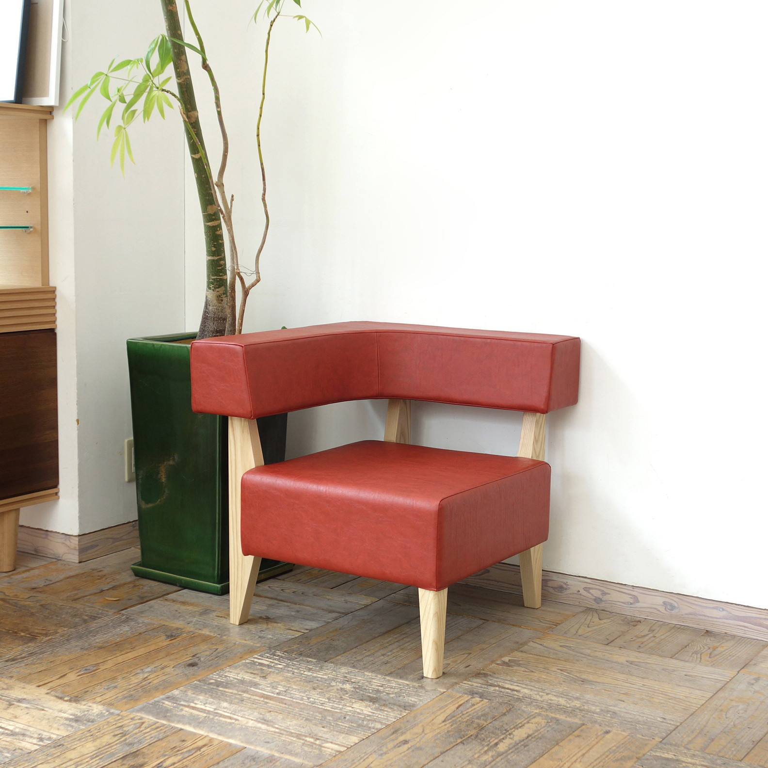 1s Border-L(右) sofa（NA×Ba-08レッド)