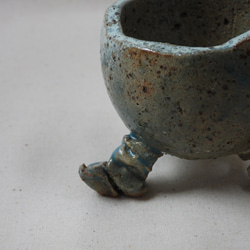 ブルーKID陶製植木鉢 8枚目の画像