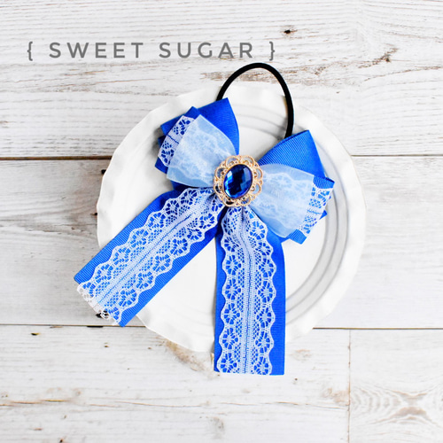 2204ポニーオー☆リボン　ヘアゴム ハンドメイド　推し活　ロゴリボン 2204ポニーオー☆リボン ヘアゴム ハンドメイド 推し活 ロゴリボン