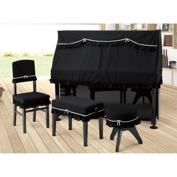 アップライトピアノカバー ハーフカバー H-OB-BK その他