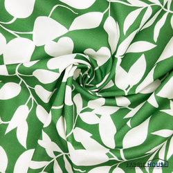 草の葉いっぱいのつるパターン シャーティング デジタルプリント 草柄 韓国製 3枚目の画像