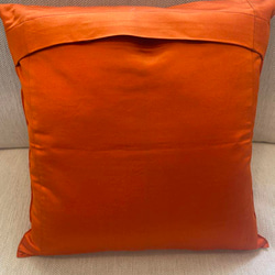 2576日本のお土産に！帯をリメイクした正絹クッションカバー40cm✖️40cm 6枚目の画像