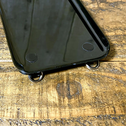 送料無料 iPhone XR 用 ハードカバー レザー スマホケース ダイヤモンドパイソン パイソン スター 赤 6枚目の画像