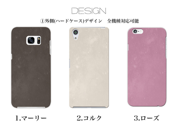 スマホケース 全機種対応 カンガルーポケット ハードケース iPhone15 Galaxy カード収納 kp-058 3枚目の画像