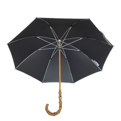 数量限定　特別価格　母の日 完全遮光  デニム　ダンガリー　晴雨兼用　遮光100% 日傘 4枚目の画像