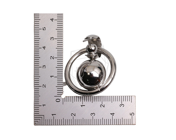 ERG-2646-R [2件] 圓球耳環，圓球耳柱 第5張的照片