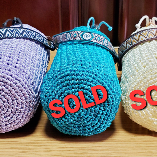 ハンドメイド】ペットボトルホルダー (ライトパープル) その他