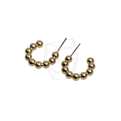 ERG-2650-G【2個入り】マルチボールラウンドピアス,Multi ball round Post Earring 2枚目の画像