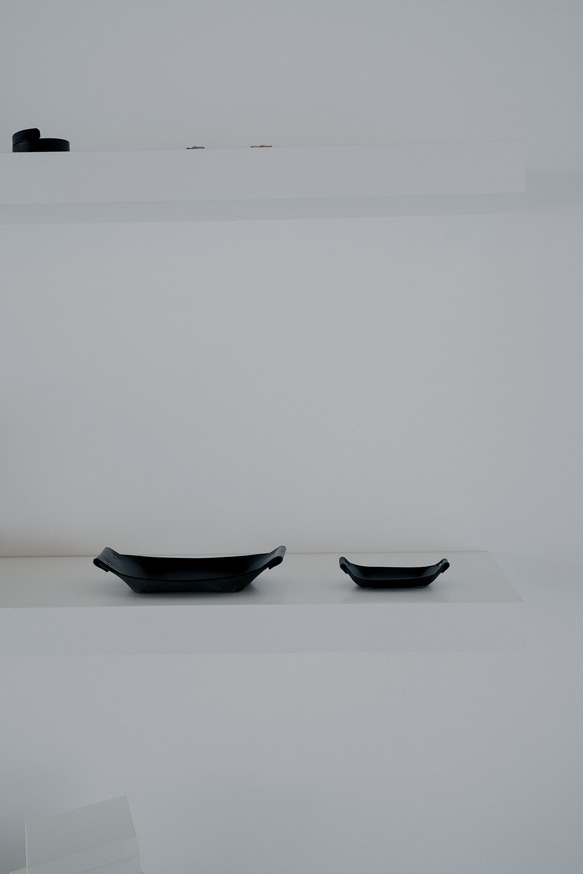 たこやきレザートレイ ミニサイズ 本革 舟皿型  刻印可 [MOLVAR] 5枚目の画像