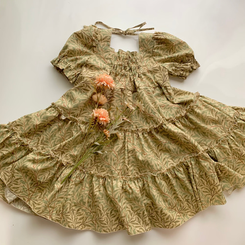 80-150cm)選べるmoda生地✳︎ ハンドメイド子供服 フリル
