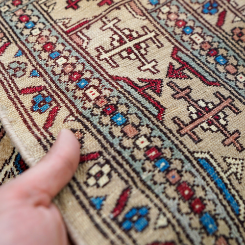 221x154 パキスタン手織り ギャッベ 223×154cm パキスタン手織り絨毯