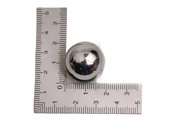 PDT-2776-R【2個入り】ボールペンダント /Ball Pendant/20mm X 20mm 5枚目の画像